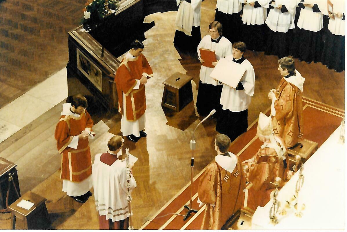 1986 Ordination to Diaconate Westminster Cathedral