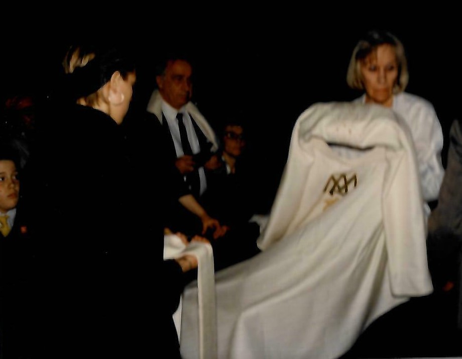1987 Ordination My Mother & Niece with Chasuble